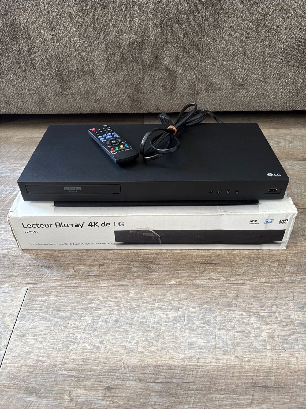 LG 4K Blu-ray Player UBK80